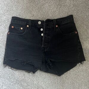 Levi’s 501 high waisted shorts